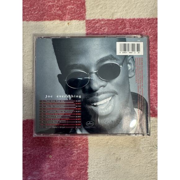 Joe CD Everything R&B 1993 90s music original vintage - Picture 2 of 3